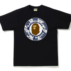 BAPE Busy Work Bapesta Tee Black