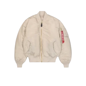Alpha Industries MA-1 BeIge Bomber Jacket