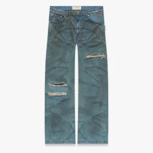 Reternity Painted Artisan Denim - Washed Blue