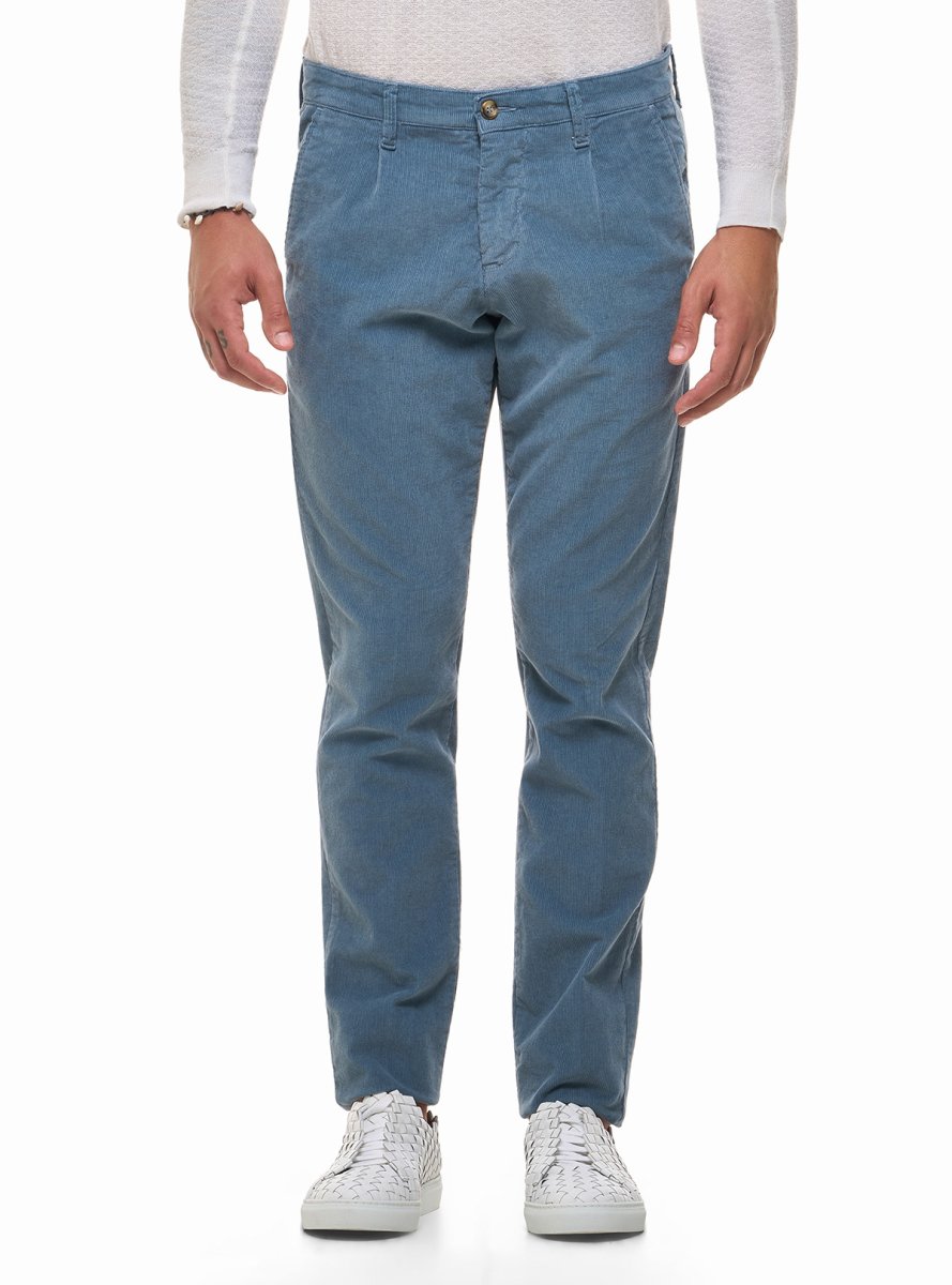 PANTALONE IN TESSUTO DI VELLUTO - immagine 2