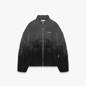 Reternity Spray Fleece Jacket Black Grey