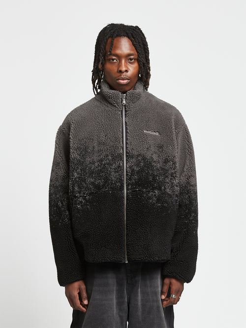 Reternity Spray Fleece Jacket Black Grey - immagine 3