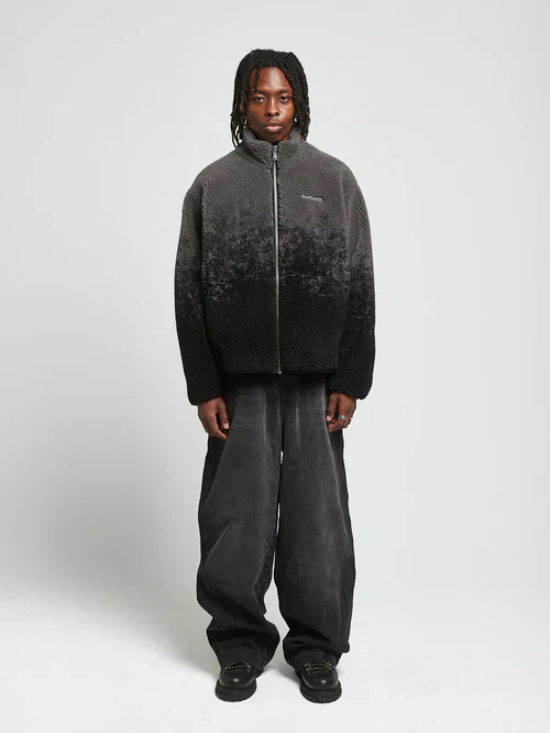 Reternity Spray Fleece Jacket Black Grey - immagine 7