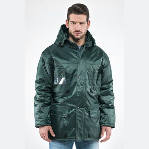 Parka imbottito con cappuccio