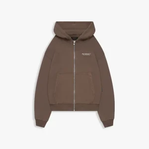 Reternity Creative Zip Hoodie - Brown
