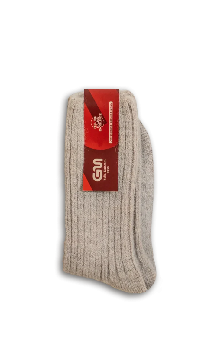 Viola 1090 | Calza calda in baby alpaca e lana merino fine - immagine 4