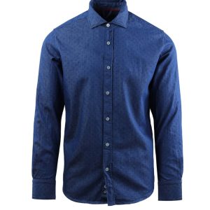 CAMICIA DI JEANS STAMPATA