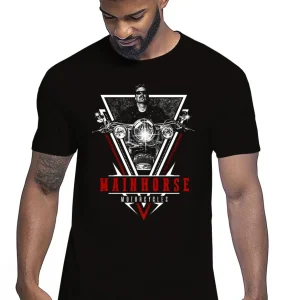 Mainhorse Motorcycles Auto Moto e Bici 161-2019-6 T-shirt Urban Men Uomo 100% Cotone Pettinato JK