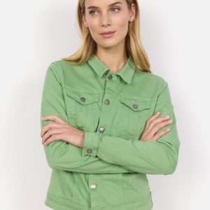 Giacca di Jeans Classica Erna 2 in Cotone di Qualità – Lo Stile Intramontabile di Soya in Verde