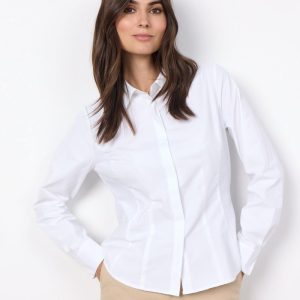 Camicia bianca in cotone