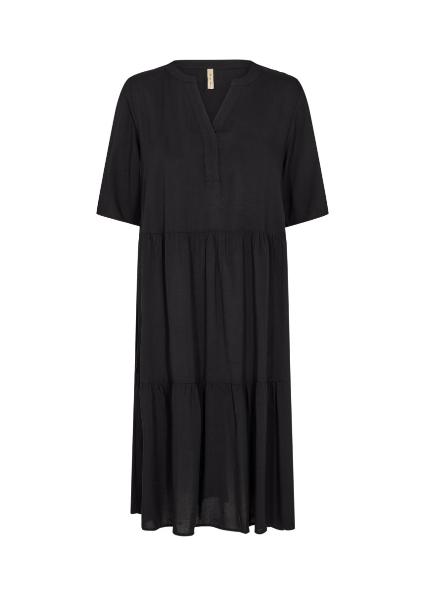 Abito Corto SC-Radia 130 in Viscosa di Qualità – Lorcastyle nero - immagine 4