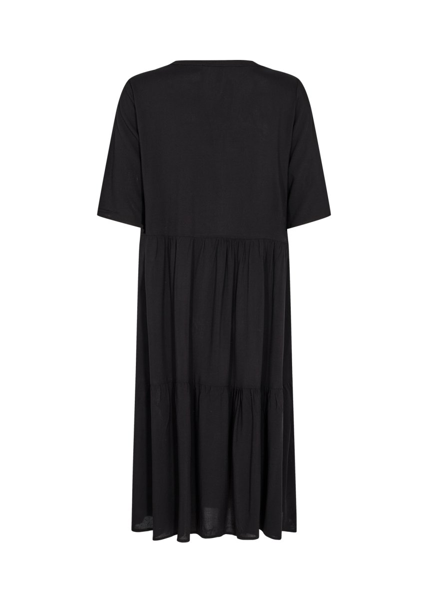 Abito Corto SC-Radia 130 in Viscosa di Qualità – Lorcastyle nero - immagine 3