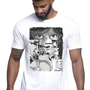 Arsenio Lupen Fujiko Mine sexy 2 Cartoon Film 18-112 T-shirt Urban Men Uomo 100% Cotone Pettinato JK