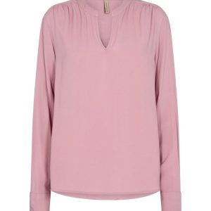 Blusa Elegante in LENZING™ ECOVERO™ Viscosa – Rosa – Taglia M a 23€ (Prezzo Originale 46€) – Perfetta con Jeans Skinny e Stivali con Tacco per un Look Raffinato
