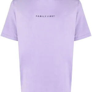 Family First T-shirt Box Logo Light Violet