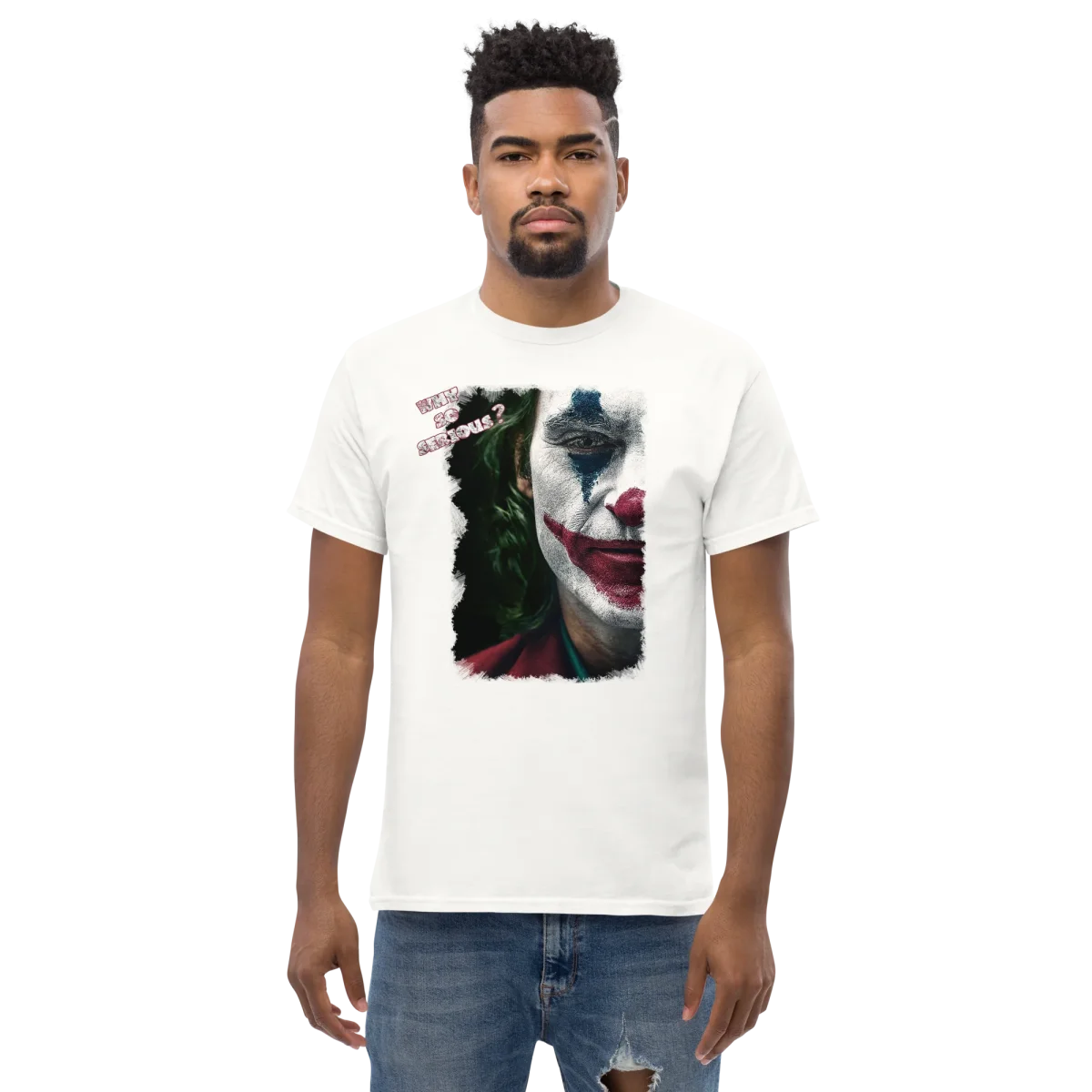 T-Shirt Joker Super Cattivo - Cotone Fiammato Unisex