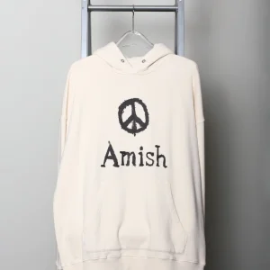 AMISH PEACE FELPA CON CAPPUCCIO