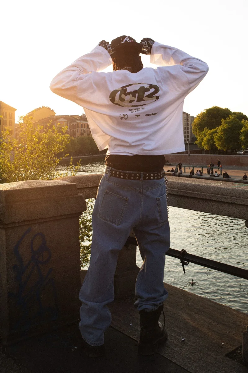 Basedodici Longsleeve B12 White - immagine 3