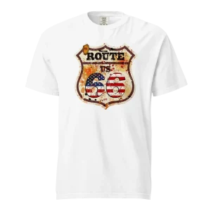 T-shirt Vintage Route 66 - Stile On The Road Americano 12066-5