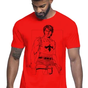 Zagor Film Cartoon Fumetti 2057 T-shirt Urban Men Uomo 100% Cotone Pettinato JK