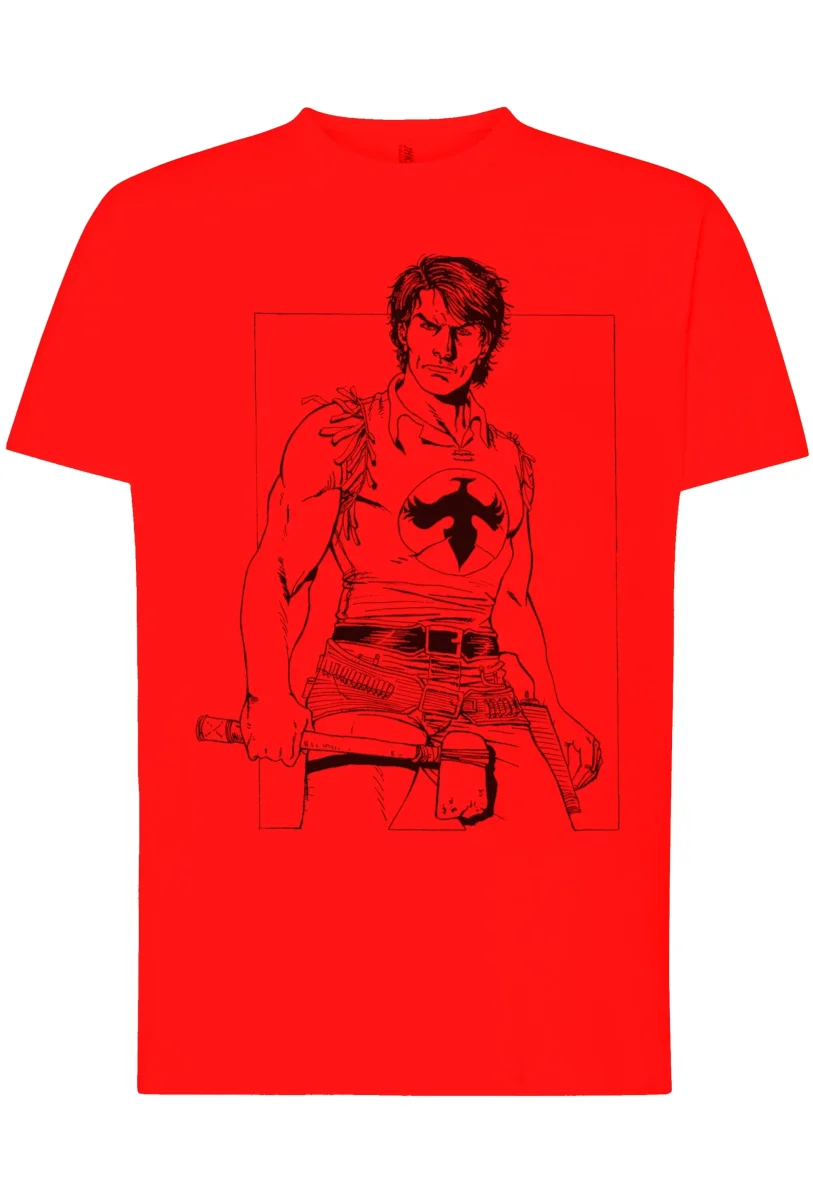 Zagor Film Cartoon Fumetti 2057 T-shirt Urban Men Uomo 100% Cotone Pettinato JK - immagine 3