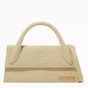 Jacquemus Le Chiquito Long Light Green Croco