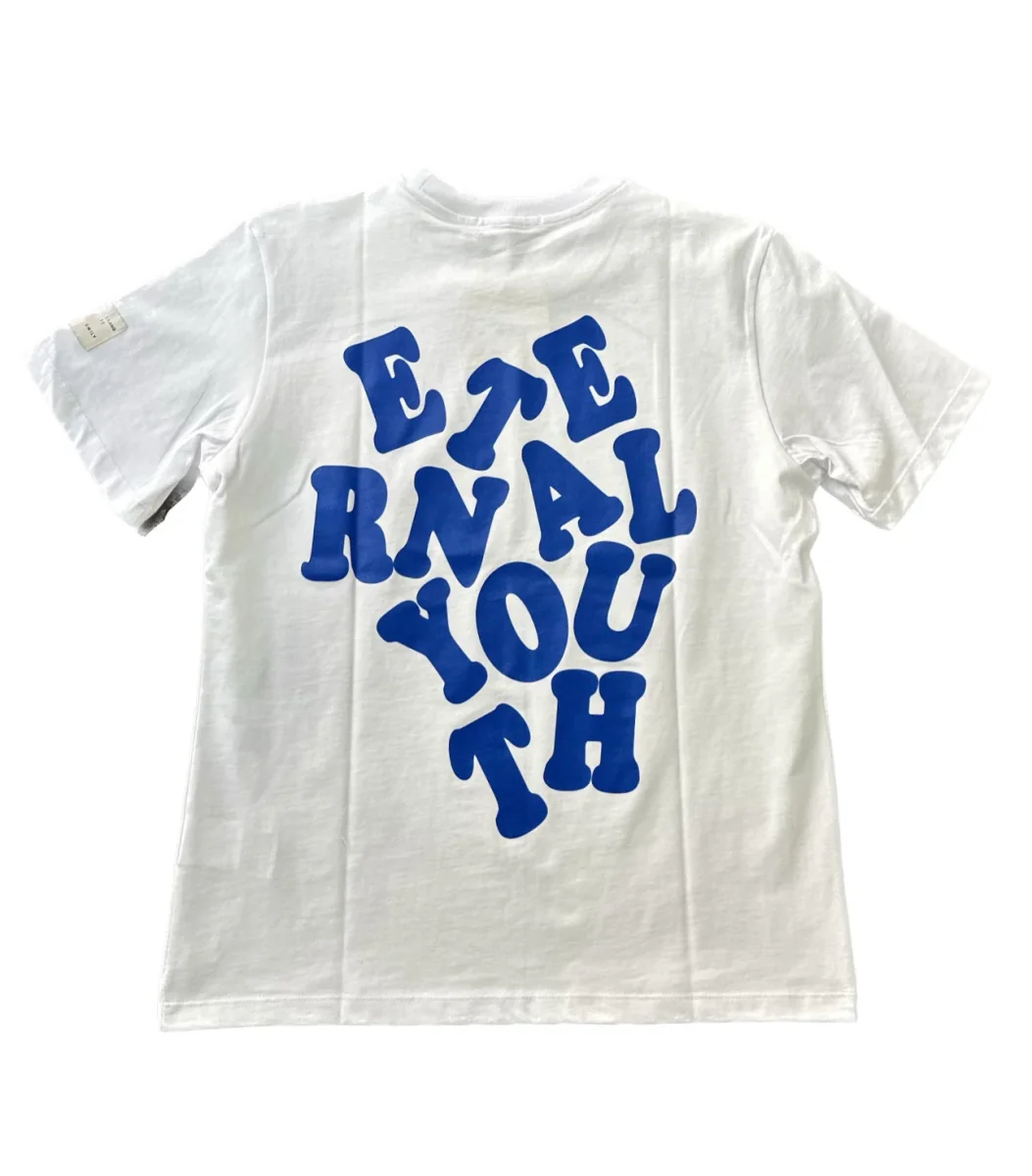 0275 Tshirt Eternal Youth White Royal