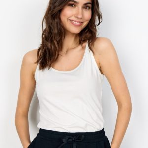 Top Essenziale Pylle 122 di Soya in Qualità Mista Elasticizzata – Un Must-Have Versatile in Bianco