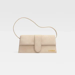 Jacquemus Le Bambino Long Shoulder Dark Beige