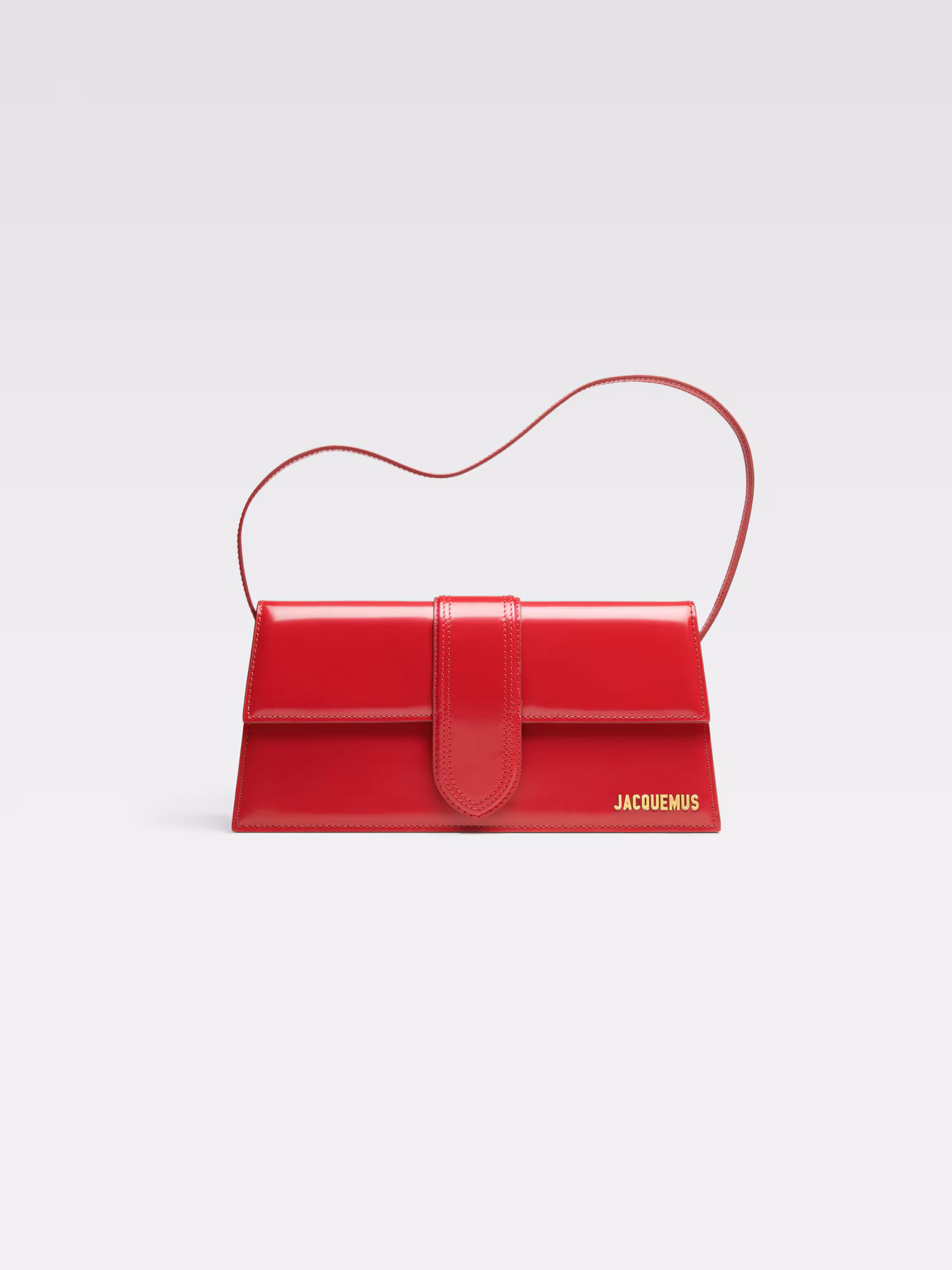 Jacquemus Le Bambino Long Shoulder Lucid Red Gold