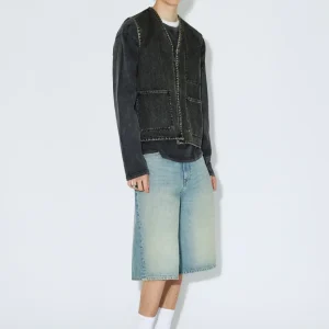 Dr. Denim Vali Shorts - Stream Sky Aged