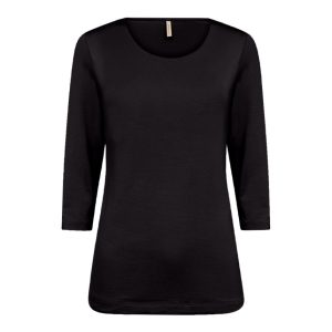 SC-MARICA 294 T-SHIRT BASIC IN LYOCELL, NERA