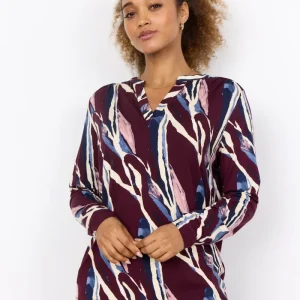 Blusa SC-Marica AOP 305 in tessuto eco-friendly – Fantasia, taglie S-XL