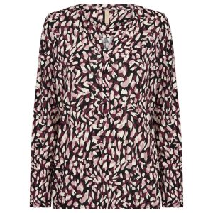 Maglia in cotone biologico e viscosa – Fantasia, taglie S-XXL