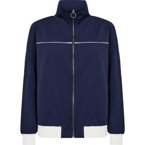 GIACCA SC-SIHAM 81 IN POLIESTERE RICICLATO CON ZIP E COLLO ALTO, TG S-XXL