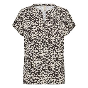 SC-Marica AOP 317 – T-shirt con Stampa Geometrica in Lyocell