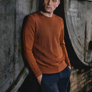 PANTALONE IN TESSUTO OPERATO