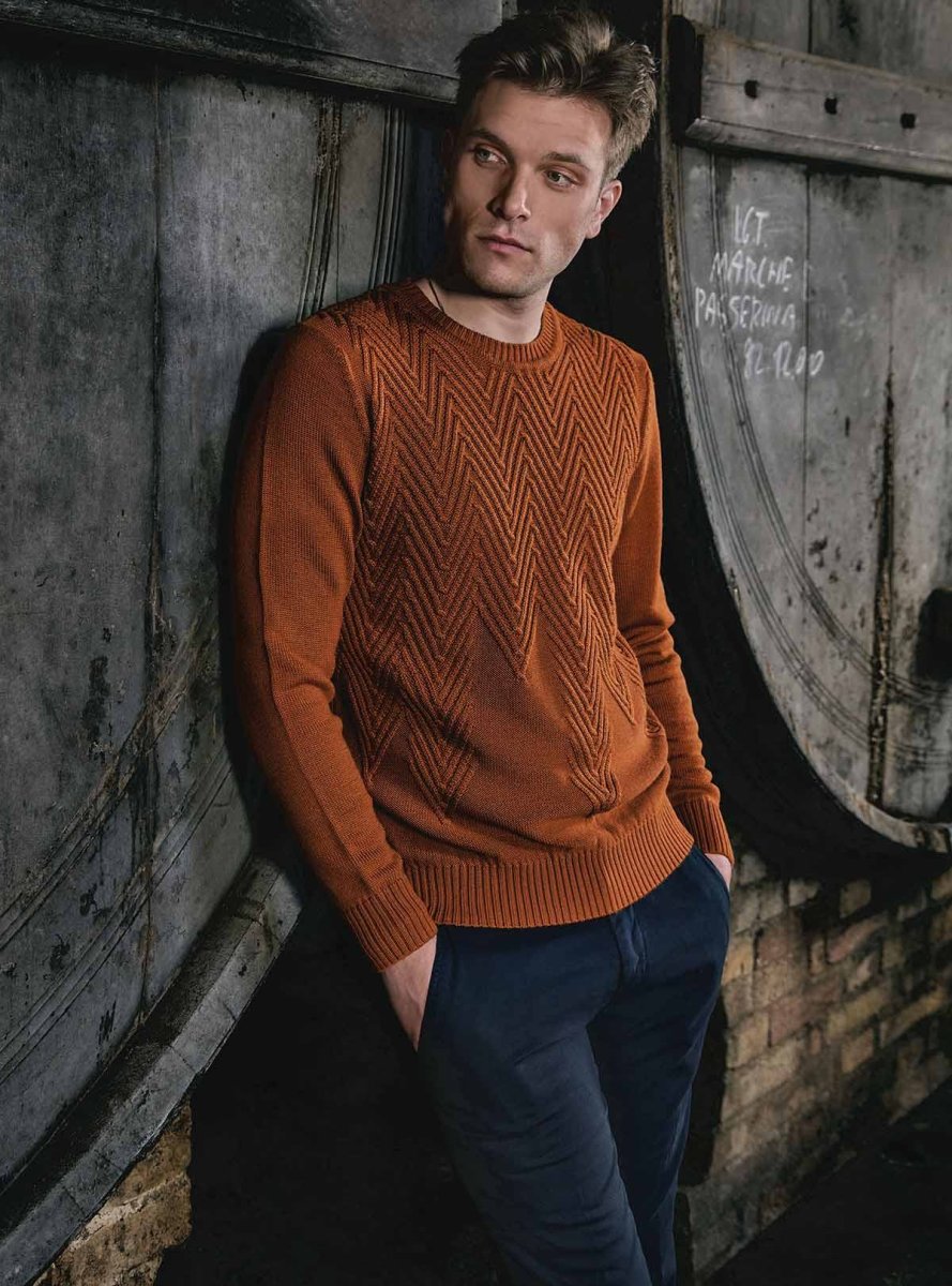 PANTALONE IN TESSUTO OPERATO - immagine 2