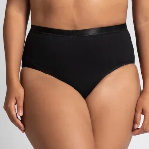 Slip a vita alta in tessuto elasticizzato