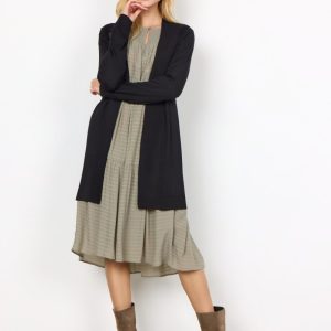 Cardigan nero in viscosa