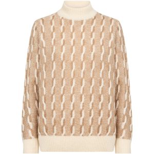 Maglione SC-Ibbe 1 in Maglia a Treccia – Crema