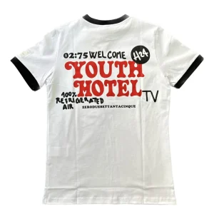 0275 Tshirt Youth Hotel White Black