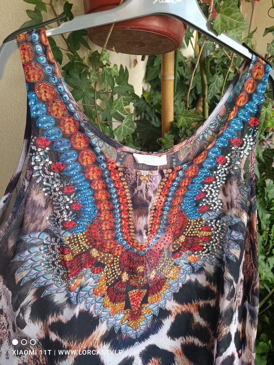 Copricostume Casacca Animalier con Strass – Lizalù - immagine 3