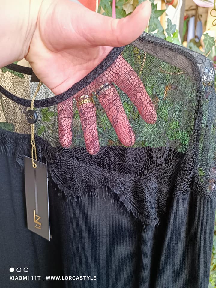Maxi Maglia Nera/Vestito Corto – Seduzione e Stile nel Vedo Non Vedo by Liza Lu - immagine 6