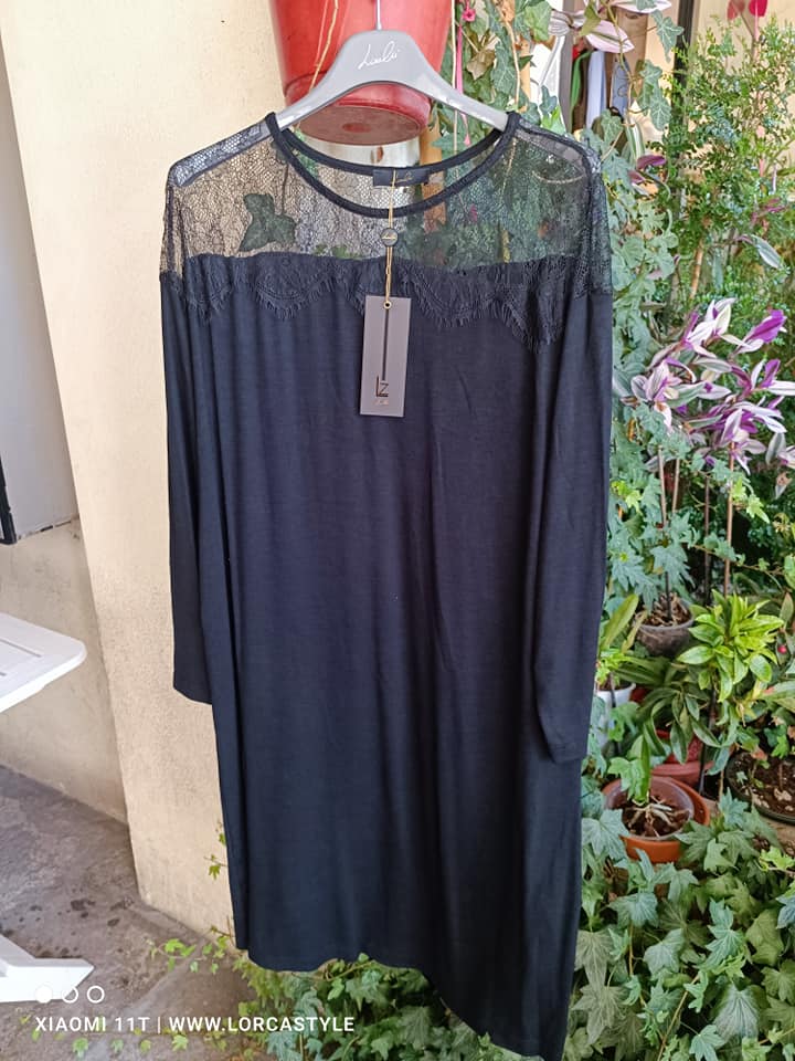 Maxi Maglia Nera/Vestito Corto – Seduzione e Stile nel Vedo Non Vedo by Liza Lu - immagine 4