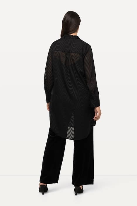 Blusa Lunga in Chiffon con Design a Onde – Ulla Popken - immagine 6