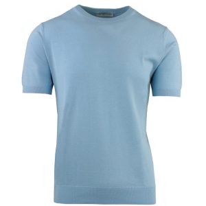 GIROCOLLO MEZZA MANICA RASATO IN COTONE E SETA