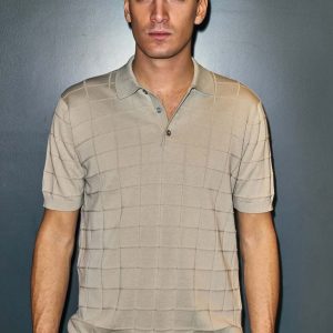 POLO MEZZA MANICA LAVORAZIONE A QUADRI