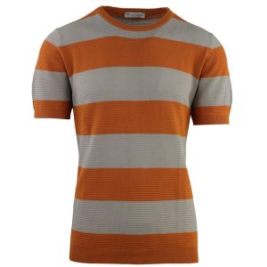 GIROCOLLO MEZZA MANICA RIGATO