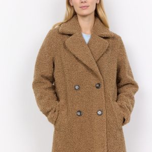 Giacca SC-Mukite 1 in Teddy con collo revers – Taglie XS-XXL, colore biscotto